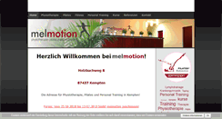 Desktop Screenshot of melmotion.de